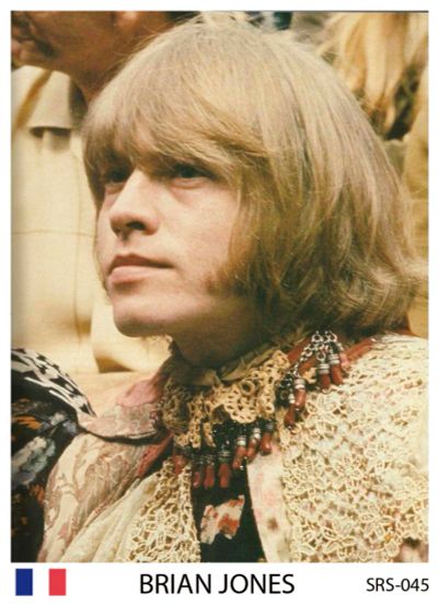 Лот: 10615325. Фото: 1. Rolling Stones Brian Jones коллекционная... Наклейки, фантики, вкладыши