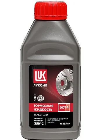 Лот: 19634516. Фото: 1. Лукойл Тормозная жидкость DOT4... Масла, жидкости