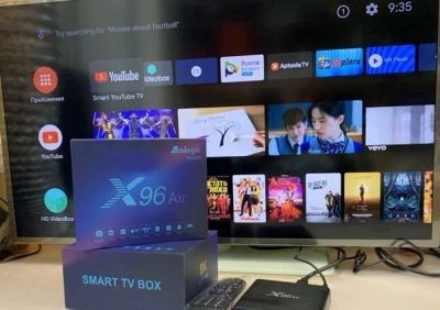 Лот: 15491975. Фото: 1. Смарт ТВ приставка (Smart TV Box... Медиаплееры
