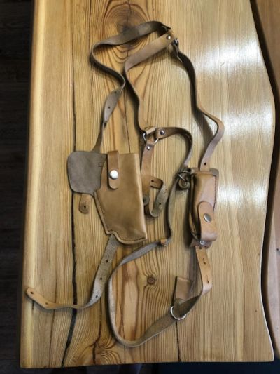 Лот: 18717959. Фото: 1. Наплечная кобура для какого то... Другое (средства самообороны)