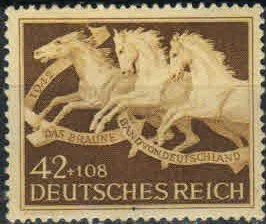 Лот: 18606803. Фото: 1. 1942. Германская империя. Коричневые... Марки