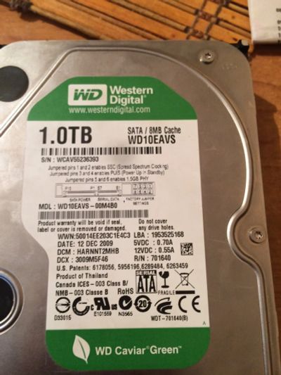 Лот: 14909250. Фото: 1. Жесткий диск 1.0tb. Внешние жесткие диски