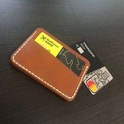 Лот: 18090354. Фото: 1. Кардхолдер ручной работы Whiskey. Работа с кожей