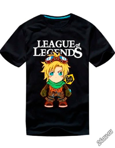 Лот: 5257094. Фото: 1. Футболка League of Legends Эзреаль. Футболки, поло