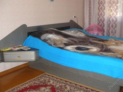 Лот: 1209879. Фото: 1. Кровать двуспальная со встроенными... Кровати