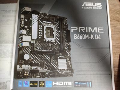 Лот: 25006606. Фото: 1. LGA 1700 | Asus prime B660M-K... Материнские платы