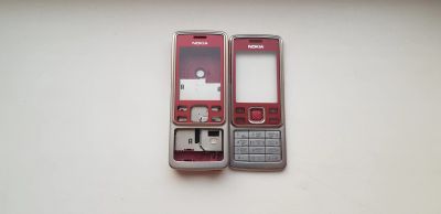 Лот: 18420062. Фото: 1. Корпус Nokia 6300 красный б/у. Корпуса, клавиатуры, кнопки