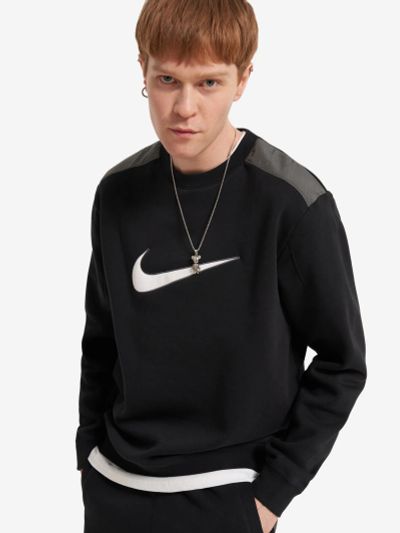 Лот: 22434253. Фото: 1. Джемпер мужской Nike, Черный. Другое (спортивная одежда)