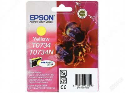 Лот: 1102899. Фото: 1. Картридж epson t0734 t0734n с... Картриджи, расходные материалы