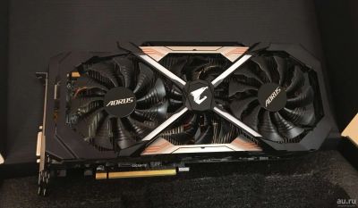 Лот: 13848341. Фото: 1. Видеокарта Gigabyte AORUS GeForce... Видеокарты