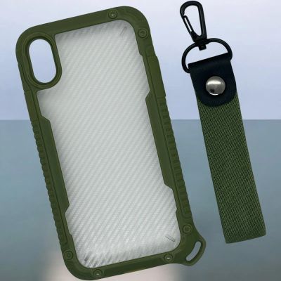 Лот: 25127495. Фото: 1. Чехол iPhone XR Armor Carbon с... Чехлы, бамперы