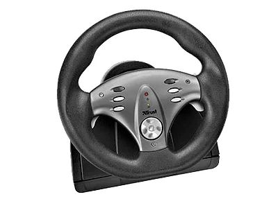 Лот: 3442976. Фото: 1. Руль Trust Force Feedback Steering... Рули, джойстики