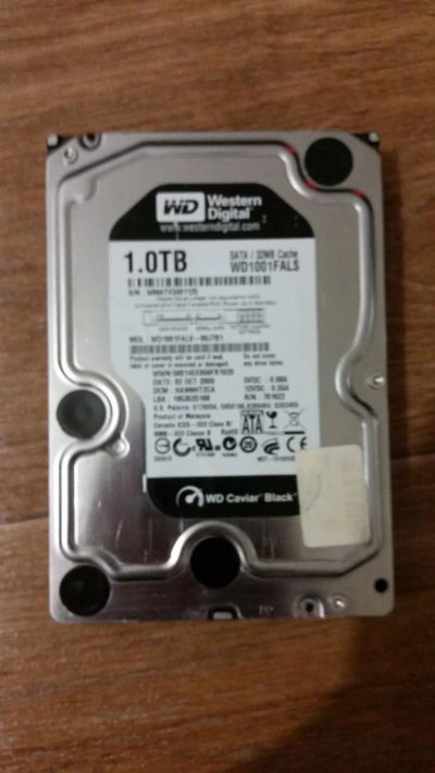 Лот: 7079652. Фото: 1. Жеский диск WD black 1000Gb. Жёсткие диски (HDD)