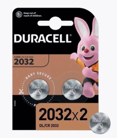 Лот: 25065854. Фото: 1. Батарейка CR 2032 Duracell 2шт. Батарейки, аккумуляторы, элементы питания