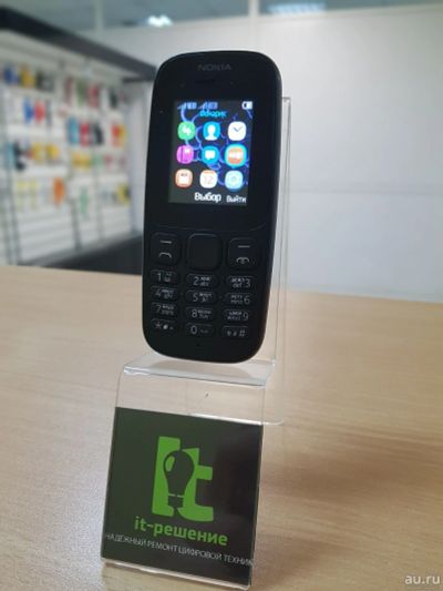 Лот: 13463691. Фото: 1. Телефон Nokia 105 Dual sim (2017... Кнопочные мобильные телефоны
