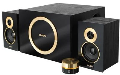 Лот: 4745503. Фото: 1. Колонки 2.1 SVEN MS-1085 GOLD. Акустические системы