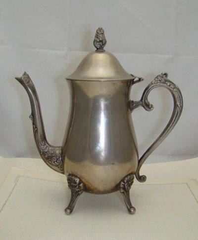 Лот: 17416229. Фото: 1. Кофейник старинный (Y543). Другое (антиквариат)