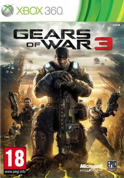 Лот: 10532939. Фото: 1. gears of war 3 игра xbox 360. Игры для консолей