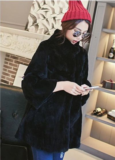 Лот: 9989899. Фото: 1. Шуба из кролика рекс. Верхняя одежда