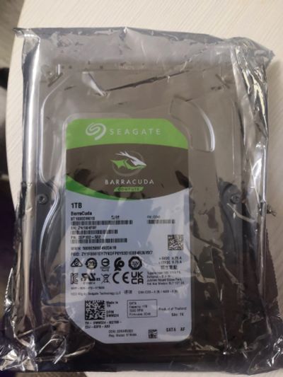 Лот: 21381656. Фото: 1. Seagate barracuda 1 тб новый. Жёсткие диски (HDD)