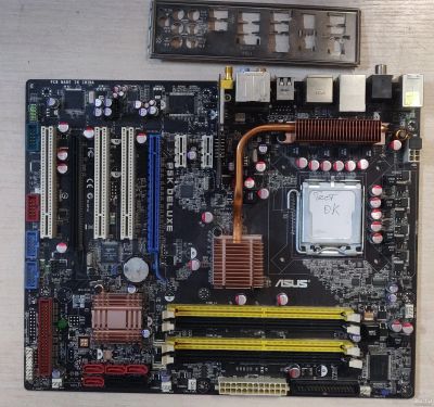 Лот: 18048232. Фото: 1. Материнская плата ASUS P5K Deluxe... Материнские платы