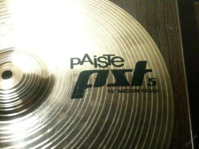 Лот: 5588954. Фото: 1. Paiste 16" Medium Crash PST5 тарелка... Ударные