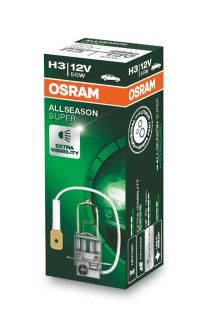 Лот: 11304756. Фото: 1. Osram H3 Allseason Super / Allseason... Оптика и освещение