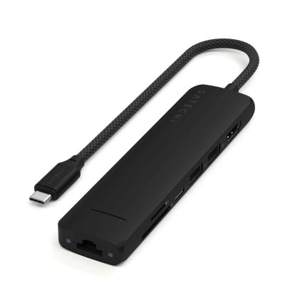 Лот: 24980298. Фото: 1. USB-хаб Satechi 7-в-1 USB-C Slim... USB хабы