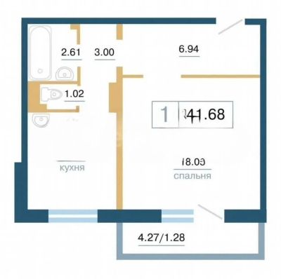 Лот: 25774463. Фото: 1. 1-комн. квартира , Красноярск... Квартиры, студии