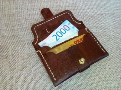 Лот: 14286546. Фото: 1. Италия кожа натуральная кошелёк... Бумажники, кошельки, портмоне