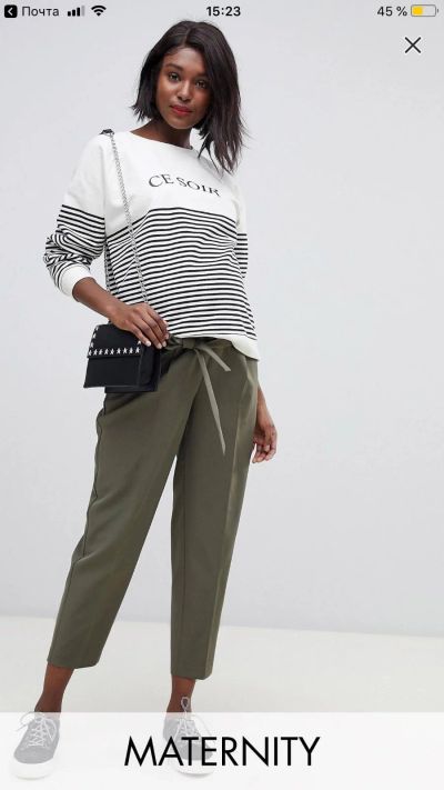 Лот: 14527343. Фото: 1. Брюки для беременных ASOS. Брюки, капри, комбинезоны