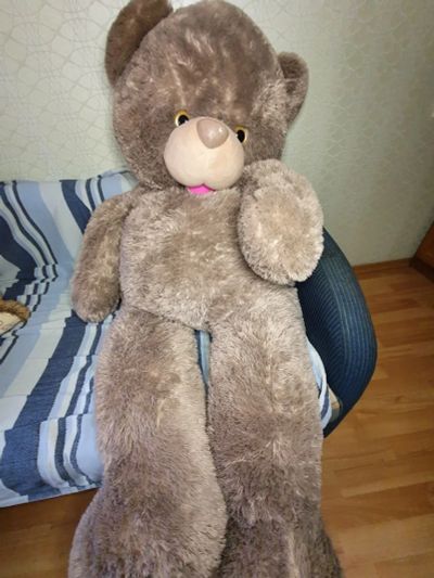 Лот: 17490085. Фото: 1. Медвежонок большой 150см. Мягкие