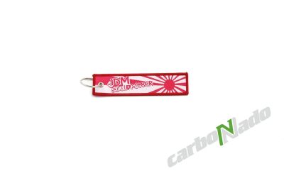 Лот: 17212563. Фото: 1. Брелок JDM Soul ткань красный. Брелоки для ключей