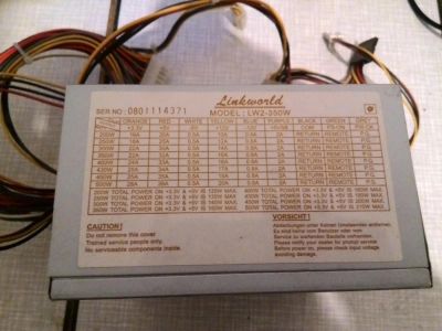 Лот: 10881885. Фото: 1. Linkworld LW2-350W. Корпуса, блоки питания