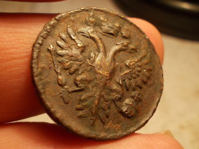 Лот: 15882008. Фото: 1. Шикарная Денга 1731 года. Очень... Россия до 1917 года
