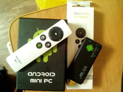 Лот: 3797399. Фото: 1. Смарт ТВ Mini PC MK809 III Quad... Медиаплееры