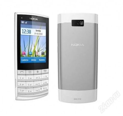 Лот: 1223064. Фото: 1. Nokia X3-02 White. Кнопочные мобильные телефоны