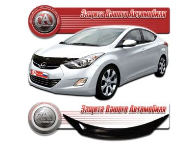 Лот: 4805928. Фото: 1. Дефлектор капота (чёрный) Hyundai... Детали тюнинга