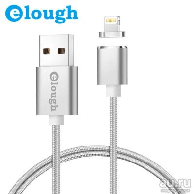 Лот: 10424423. Фото: 1. Elough фирменный магнитный кабель... Дата-кабели, переходники