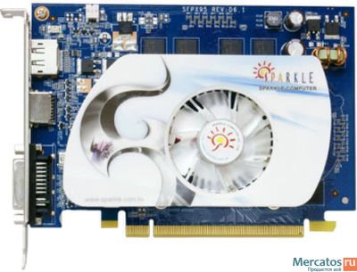 Лот: 7934279. Фото: 1. Sparkle 9500 GT 1GB 128bit. Видеокарты