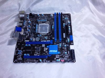 Лот: 19501177. Фото: 1. MSI H77MA-G43. Материнские платы