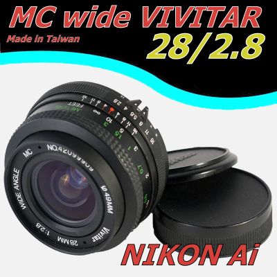 Лот: 6889885. Фото: 1. Ширик MC Vivitar Nikon Ai 28мм... Объективы