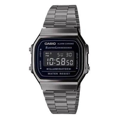Лот: 23836016. Фото: 1. Мужские часы CASIO Vintage A-168WEGG-1B. Оригинальные наручные часы