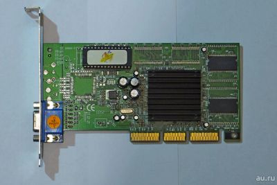 Лот: 8574917. Фото: 1. AGP Riva TNT2 Pro 16MB. Видеокарты