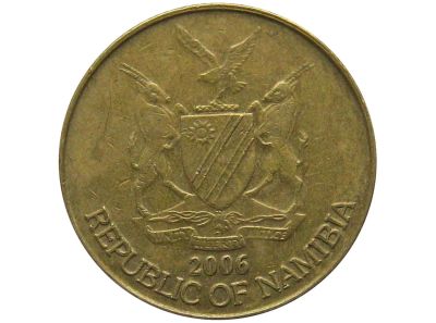 Лот: 18849828. Фото: 1. Намибия 1 доллар 2006 с Рубля. Африка