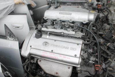 Лот: 4147652. Фото: 1. Двигатель Toyota 4A-GE Пробег... Двигатель и элементы двигателя