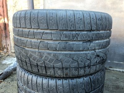 Лот: 15862437. Фото: 1. Пара хороших зимних шин Pirelli... Шины