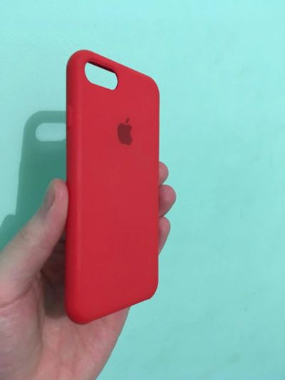 Лот: 11193679. Фото: 1. Чехол iphone 6/6s/7/8 red под... Чехлы, бамперы