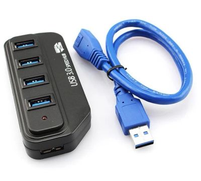 Лот: 3387874. Фото: 1. USB 3.0 HUB (хаб / разветвитель... Платы расширения, контроллеры, доп. порты