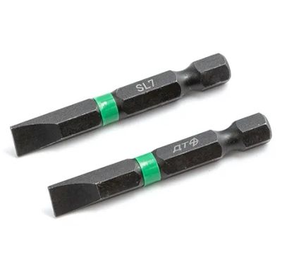 Лот: 20526408. Фото: 1. Бита Slotted SL7 l=50мм S2 (под... Расходные материалы, сменные насадки